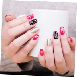 FRCOLOR Unique Manicure Templates Deep Etching 11pc Stainless Steel Nail Stamping Plates