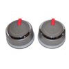 Weber 66754 Set of 2 Lighted Main Burner Control Knobs
