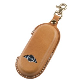 [Usable] Mini Cooper Key Case Genuine Leather Italian Leather New Mini F65 F66 Convertible F67 Cooper E SE J01 Paceman J05 Countryman U25 (Camel)