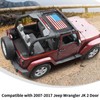 Linskip Mesh Sun Shade Top Compatible with 2007-2017 Jeep Wrangler
