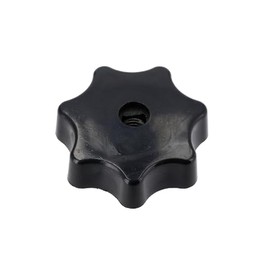 Star Grip Nut M6, Black, without Thrust Washer - for Simson KR51, SR4, SR50, SR80