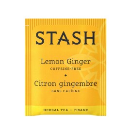 Stash Tea Lemon Ginger Herbal Tea 120 Bags Caffeine Free Gluten Free Non GMO