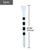 AZNABLE Golf Tees Golf Tees Long Tees Height Adjustable 83mm