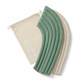 endota Live Well Heat Collar, a linseed Heat Collar for relieving a stressed neck and shoulders.