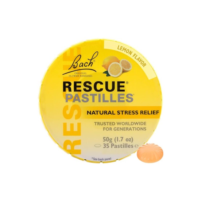 Bach Rescue Natural Stress Relief Pastillas anti estres Sabon Limon
