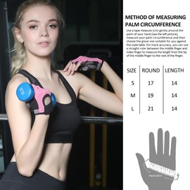 WIFUN 2 Pcs Weight Lifting Gloves Breathable Gym Gloves with Wrist Support Workout Training Gloves for Men Women Training,Exercise, Fitness,Cycling,L