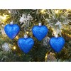 Christmas Concepts® Pack of 16 - Glitter Heart Shaped Baubles