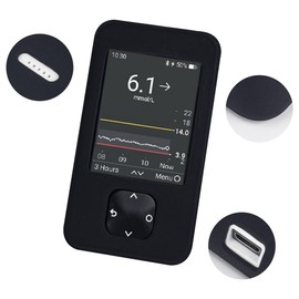 USEAMIE Silicone Soft Case Compatible with Dex com G7 Receiver, Perfect Protection of Machine, Black