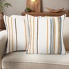 Lunofox Boho Throw Pillow Covers 16x16 Inch Set of 2,