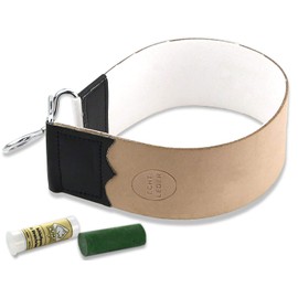 Professional Razor Strop Leather Linen with Solingen Paste