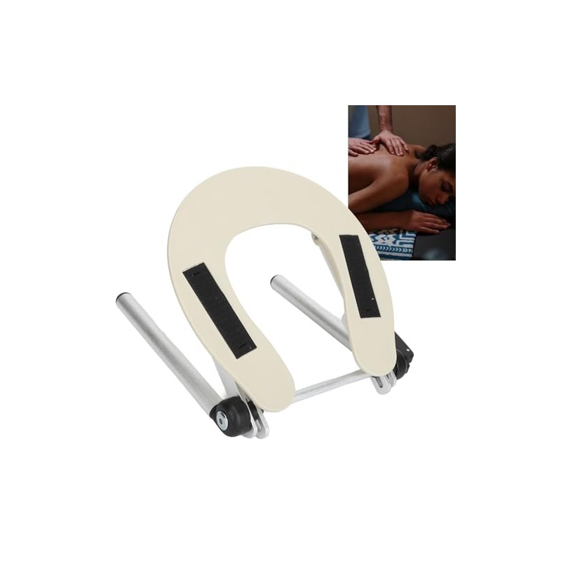 Soporte para Cara de Mesa de Masaje de Aluminio, Reposacabezas