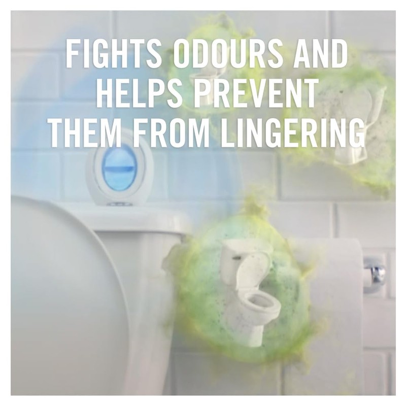Febreze Bathroom Air Freshener, Odour Eliminator, Blossom & Breeze, 8