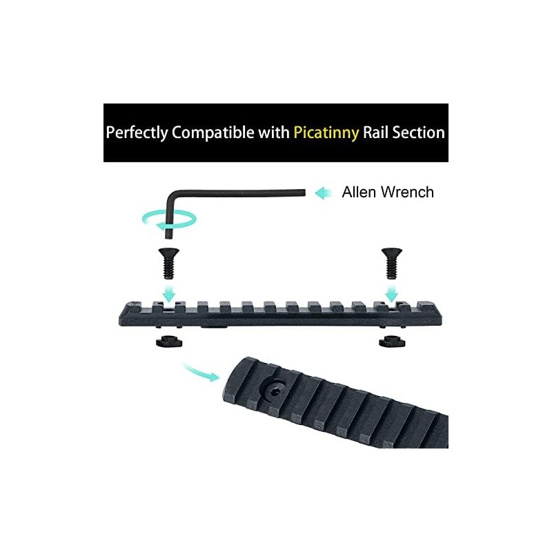 16 Pack T-Nut Screw Replacement Sets,Compatible with Rail Mount, with