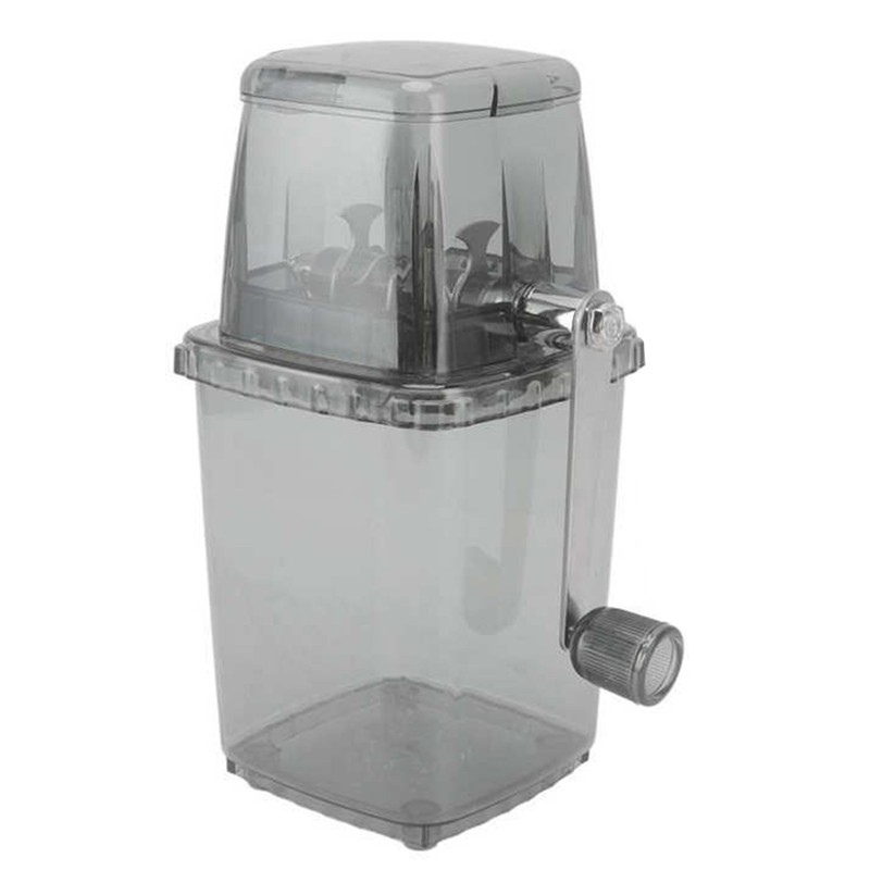 Portable Ice Crusher 1.25L Hand Cranked DIY Manual Shaved Ice