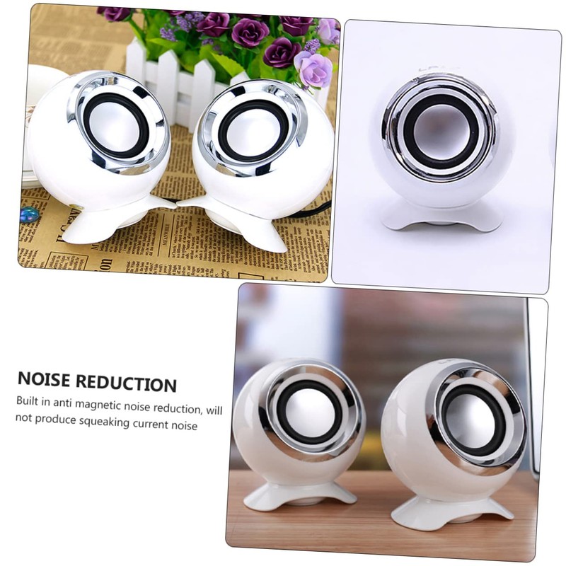 LABRIMP 2pcs Creative USB Powered High Volume Speaker for Desktop