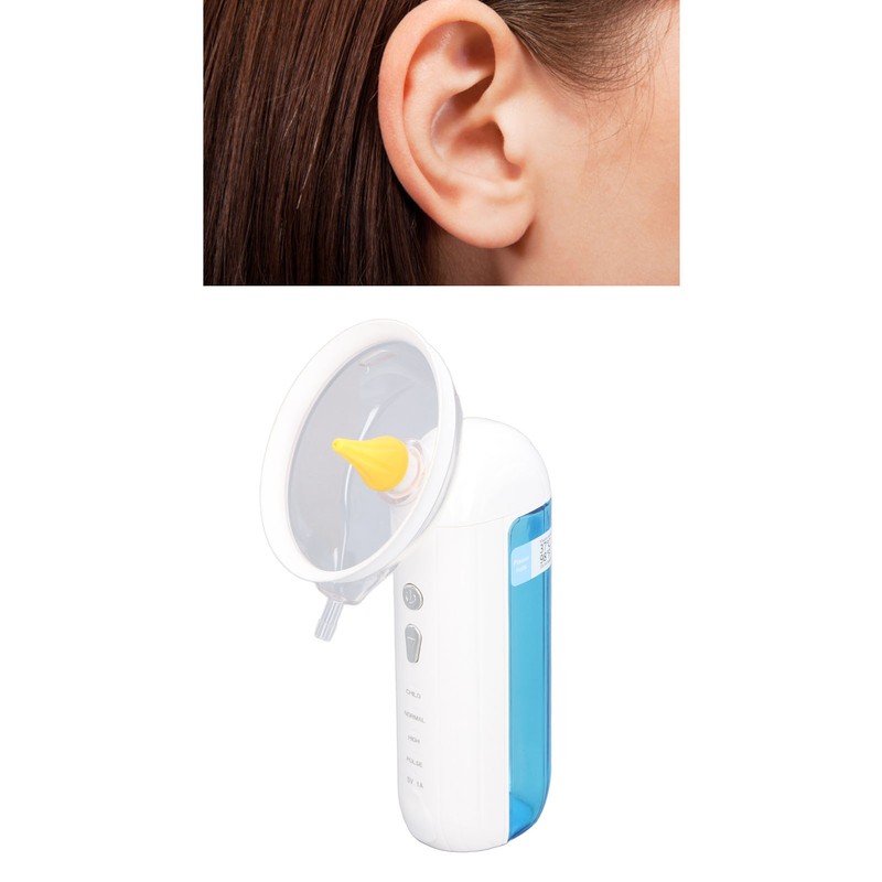 Electric Ear Wax Removal Tool with Ear Cup IPX7 Waterproof