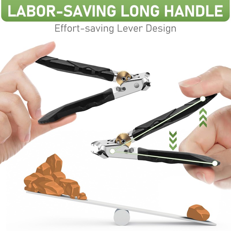 Toenail Clippers for Thick Toenails, Wide Jaw Opening Nail Clippers