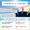 Towel Bands (6-Pack), Beach Pool & Cruise Chairs, Extra Durable,