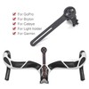 Carbon Fibre Integrated Bicycle Computer GPS Mount for Wahoo, Garmin,