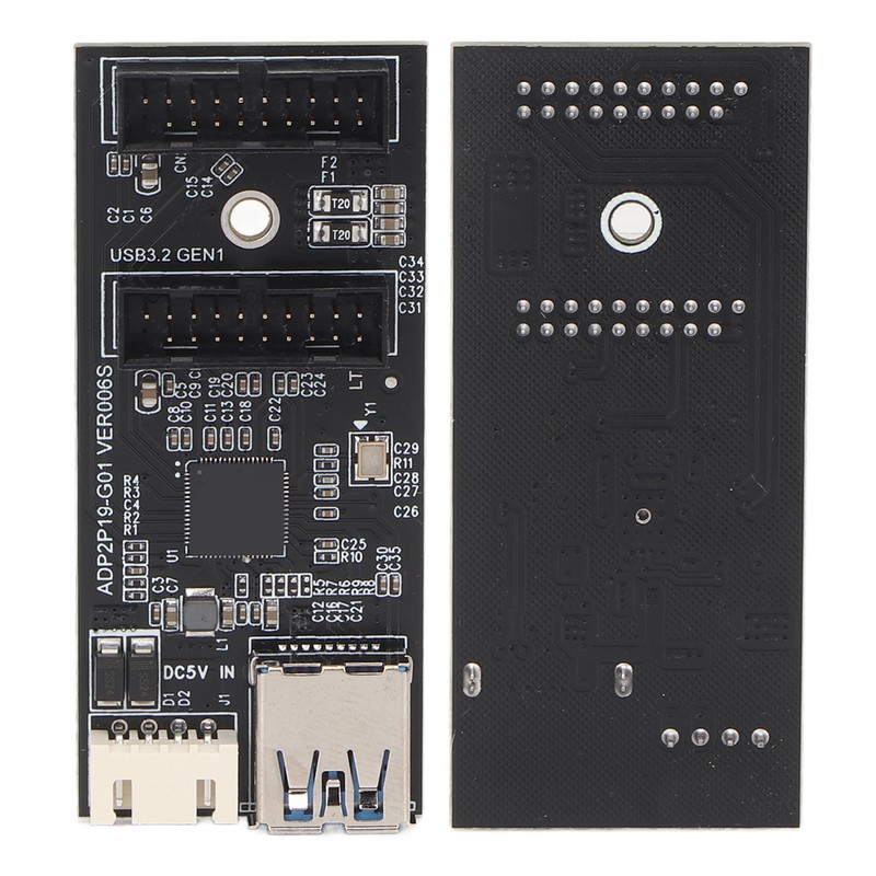 USB3.2 GEN1 Adapter Card 5Gbps Transmission Stable Widely Compatible 19PIN