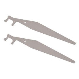 2Pcs Stainless Steel Pry Bar Tool, Multifunctional Portable Fire Tool Kit, Repair Maintenance with Easy Carrying, for Firefighters, First Responders and Officials