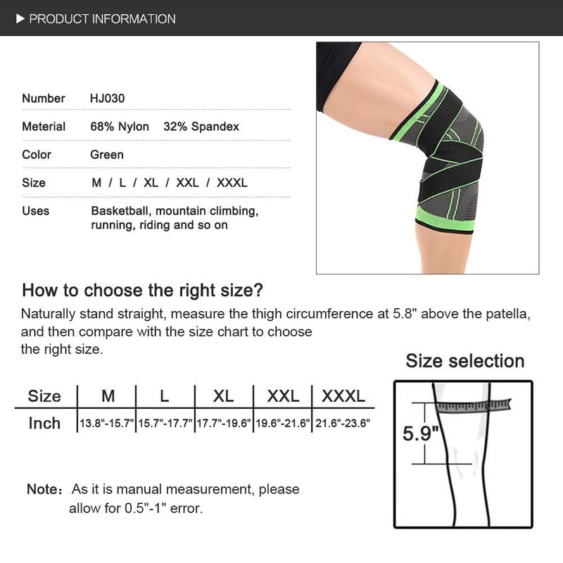 Vitoki Knee Brace Compression Knee Sleeve Knee Support