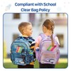Bagseri 2pcs Clear Backpack for Girls - 15 Inch Backpack