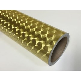 Roll of Engine Turn Sign Vinyl (Large Engine Turn (24 inch x 10 ft), Gold)