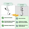 11 Pcs Desk Hook for Bag,Upgraded 2-Hook Metal Clamp Hooks,Purse