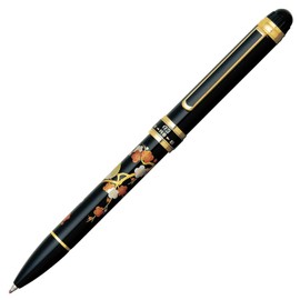 プラチナ万年筆 多機能ペン ダブル3アクション 近代蒔絵 梅に鶯 MWB-5000RM#31