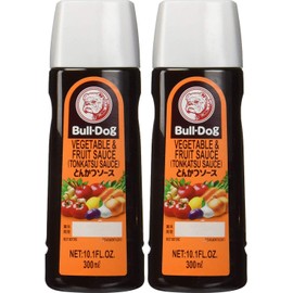 Bull-Dog Vegetable & Fruit Tonkatsu Sauce 10.1 Fl. Oz. (2 Bottles)
