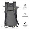 4Monster Foldable Backpack, Ultra Light, Unisex Daypack, Outdoor, 2-in-1 Belt