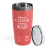 Flairy Land Daily Affirmation Coral Edition Tumbler 20oz - Inhale