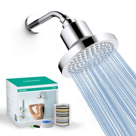 FASDUNT Filtered Shower Head, Anti-Clog High Pressure Shower Heads with 20-Stage Filter for Softening Hard Water to Improve Hair and Skin Problems