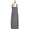 Dexam Classic Butcher's Stripe, Adult Apron, Longer length, Slate Grey