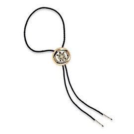 FRONT LINE JEWELRY Artisan Copper Southwest Native American Inspired Turtle Bolo Tie Round Shape Turtle Bolo for Men Women Native Western Bolo Tie