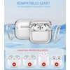 Transparent Protective Case Compatible with AirPods 4, Case for Airpods