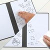 A5 Mini Whiteboards, Portable Erasable Whiteboard with 3 Colouring Pencils,