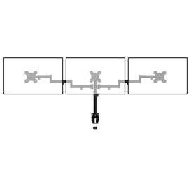 Suptek Triple LED LCD Monitor Desk Mount Heavy Duty Fully Adjustable Stand for 3 / Three Screens up to 27 inch (MD6463)
