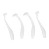 VBESTLIFE 50PCS 5cm Fishing Lures, Soft Plastic T Tail Grub