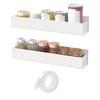 VAEHOLD Adhesive Acrylic Spice Rack with Nano Double Sided Tape