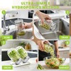 2 Pack Sprouting Lids for Wide Mouth Mason Jars, Reusable
