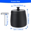 Ashtray, Ashtray with Lid, Stainless Steel Ashtray for Outdoors, Storm