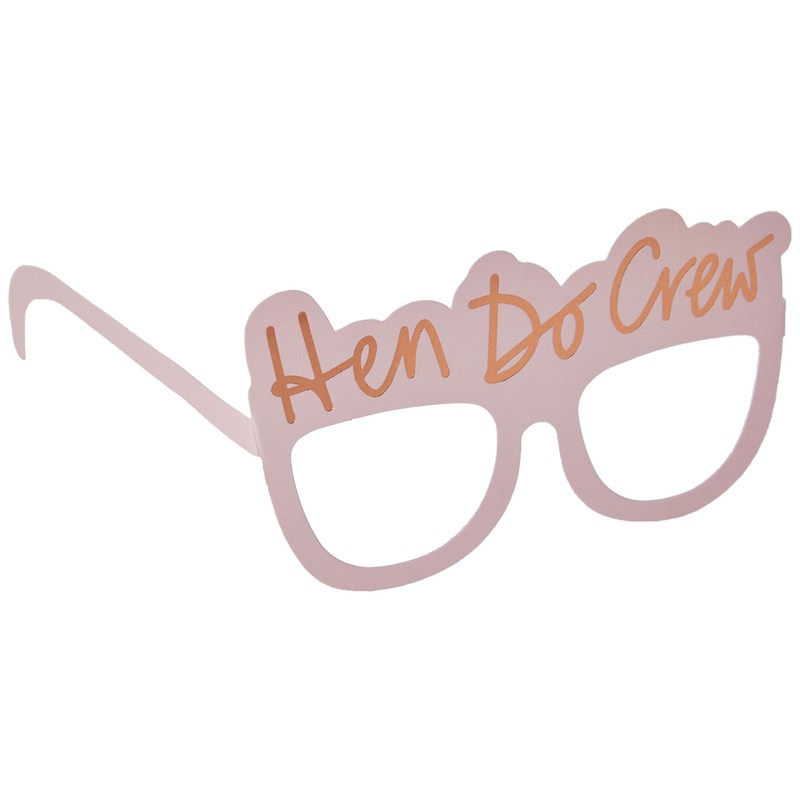 Hen Do Crew Hen Party Rose Gold Selfie Photo Booth