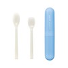 Two Japanese Soft Spoon Set Blue