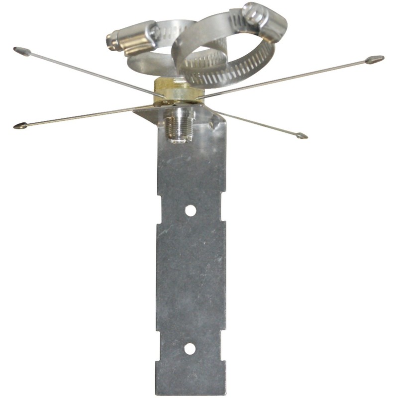 Tram 1465 NMO Mount to UHF-Female Connector Ground Plane Kit,