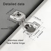 Redunest 1-1/4 Inch Overlay Soft Close Cabinet Hinges, 20 Pack