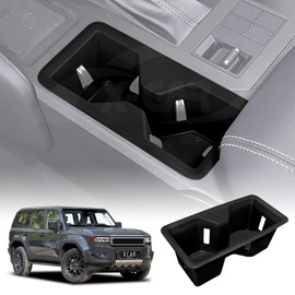 X-CAR Centre Console Rubber Cup Holder Insert for Toyota Prado 250 Series 2024-2025 Interior Accessories