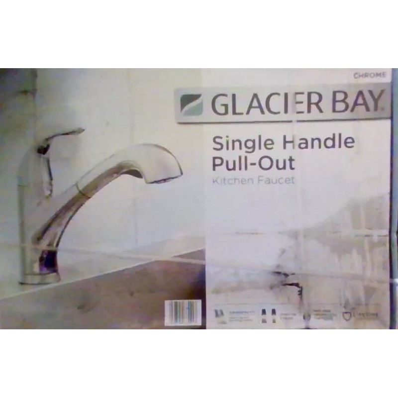 Glacier Bay NEW! Glacier Bay Market 1-Handle Pull-Out Sprayer Faucet