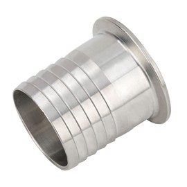 Metalwork 2.5" Tri Clamp to 2-1/2" Hose ID Barbed Adapter SUS304 Sanitary Hose Pipe Fitting For Home Brew (2-1/2 inch)